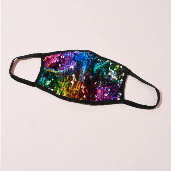 Sequins Face Mask - Picture 1 of 1